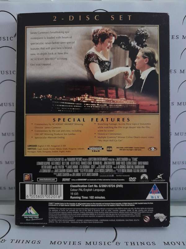 Titanic - Special Edition - Leonardo DiCaprio (2 x DVds)