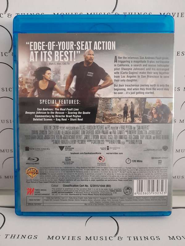San Andreas - Dwayne Johnson (Blu-ray Disc)