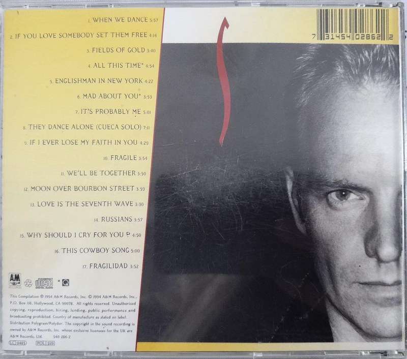 Sting - Fields of Gold - The Best of... 1984 to 1994 (CD)