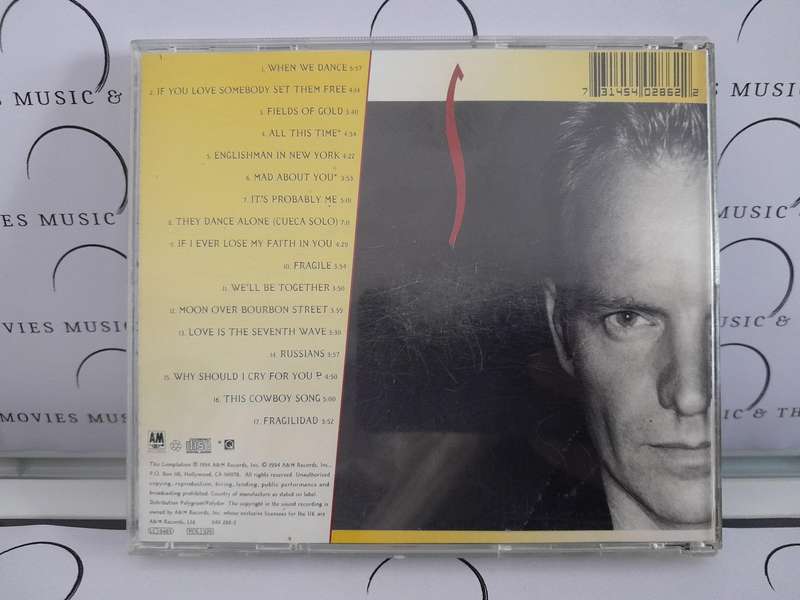Sting - Fields of Gold - The Best of... 1984 to 1994 (CD)