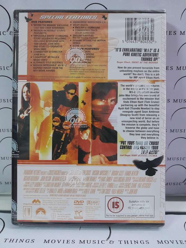 Mission Impossible II - M:i-2 - Tom Cruise (DVD)