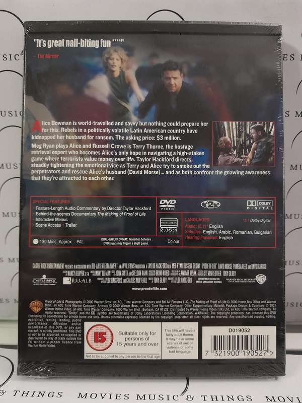 Proof of Life - Meg Ryan (DVD)