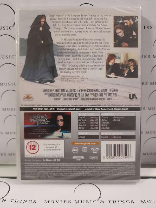 The French Lieutenant's Woman - Meryl Streep (DVD)