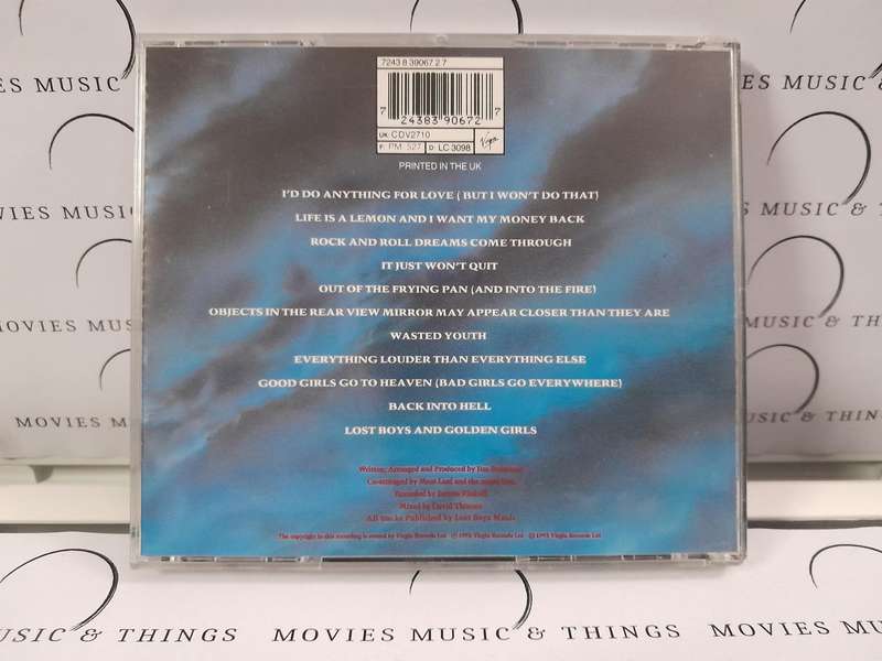 Meatloaf - Bat out of Hell II (CD)