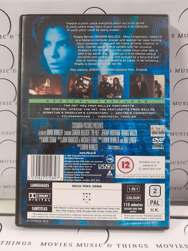The Net - Sandra Bllock (DVD)
