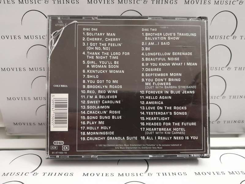 Niel Diamond - The Greatest hits 1966-992 (Double CD)