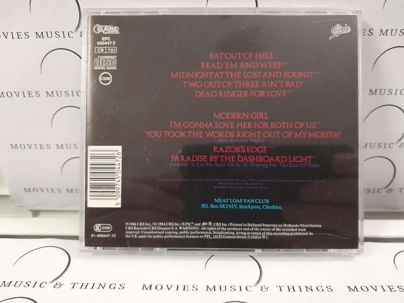 Meat Loaf - Hits out of hell (DVD & CD)