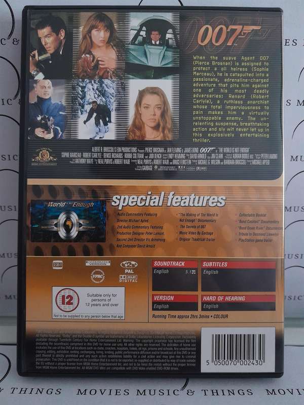 007 - 1999 - The world is not enough (DVD) Special Edition
