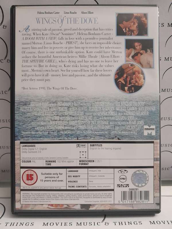 The Wings of the Dove - Helena Bonham Carter (DVD)