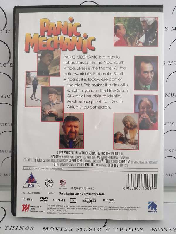 Panic Mechanic - Leon Schuster  (DVD)