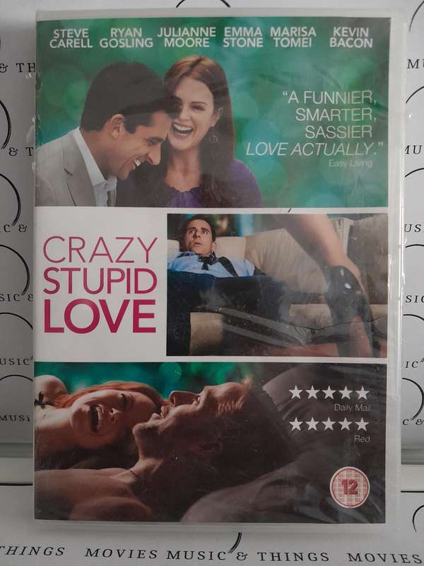 Crazy Stupid Love - Steve Carell & Ryan Gosling (DVD) New
