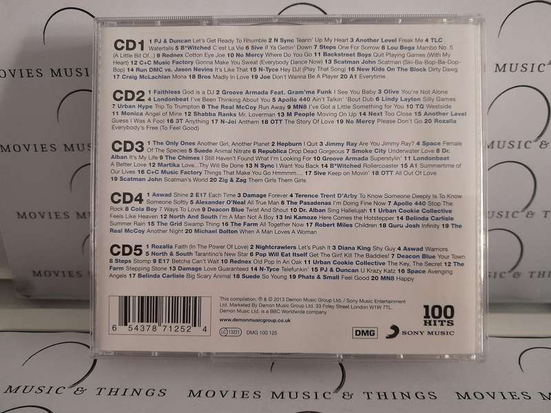 100 Hits 90's Essentials (5 disc CD)