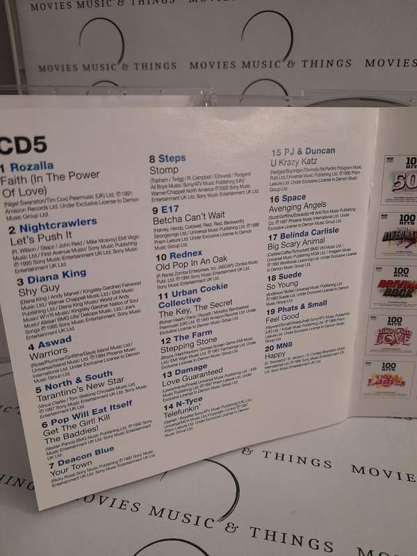 100 Hits 90's Essentials (5 disc CD)