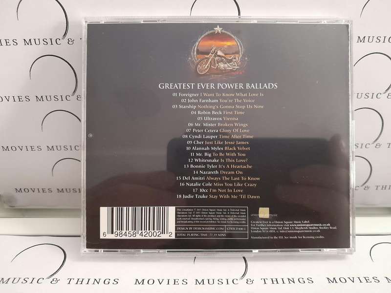 Greatest Ever! Power Ballads - The Definitive Collection (3CD Box Set)