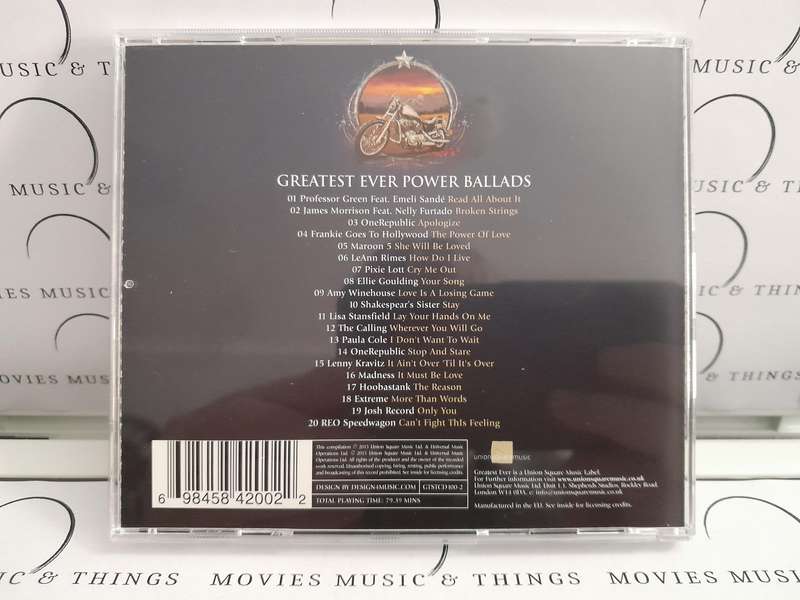 Greatest Ever! Power Ballads - The Definitive Collection (3CD Box Set)