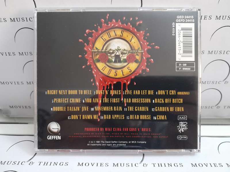 Guns and Roses - Use your illusion (CD)