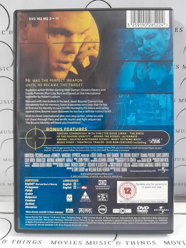 The Ultimate Bourne Collection - Matt Damon (3xDVD Box Set)