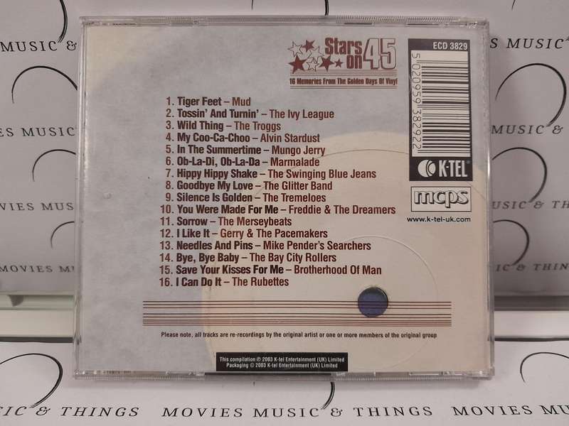 Stars on 45 - 16 Memories from the golden days of vinyl (CD)