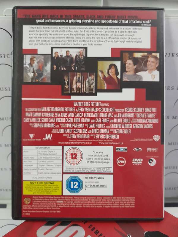 Ocean's Eleven Twelve & Thirteen - The complete collection (3 Film DVD)
