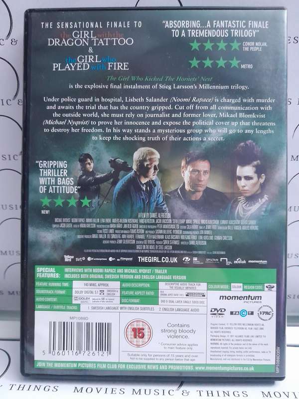 The Girl who Kicked the Hornets' Nest (DVD)