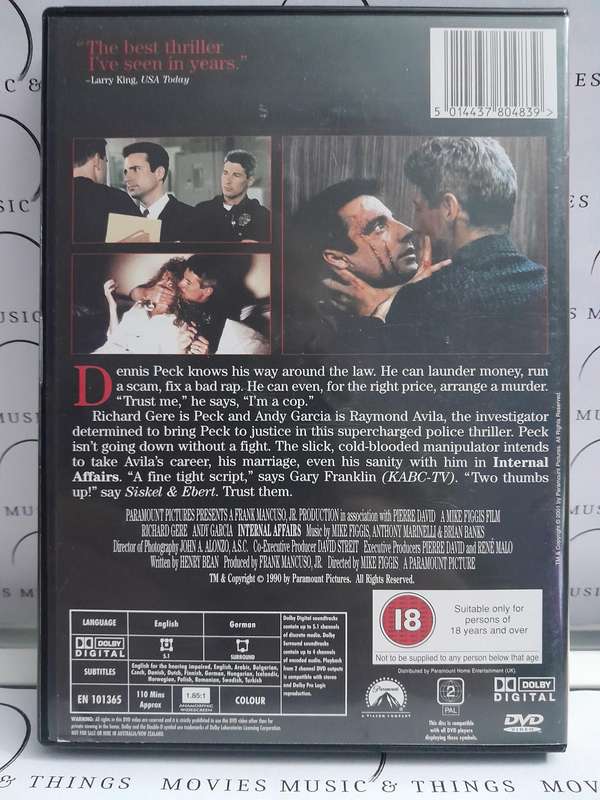 Internal Affairs - Richard Gere (DVD)