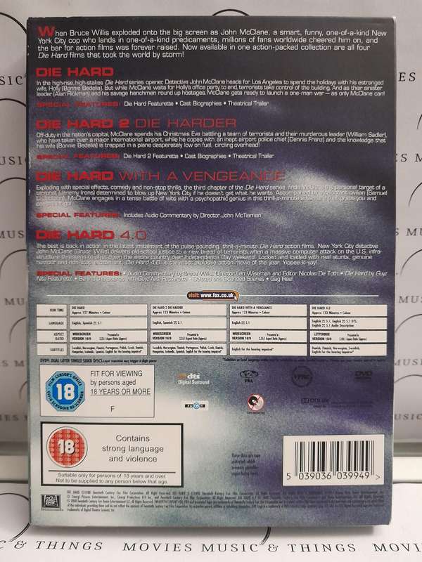 Die Hard Quadrilogy - Bruce Willis (DVD)