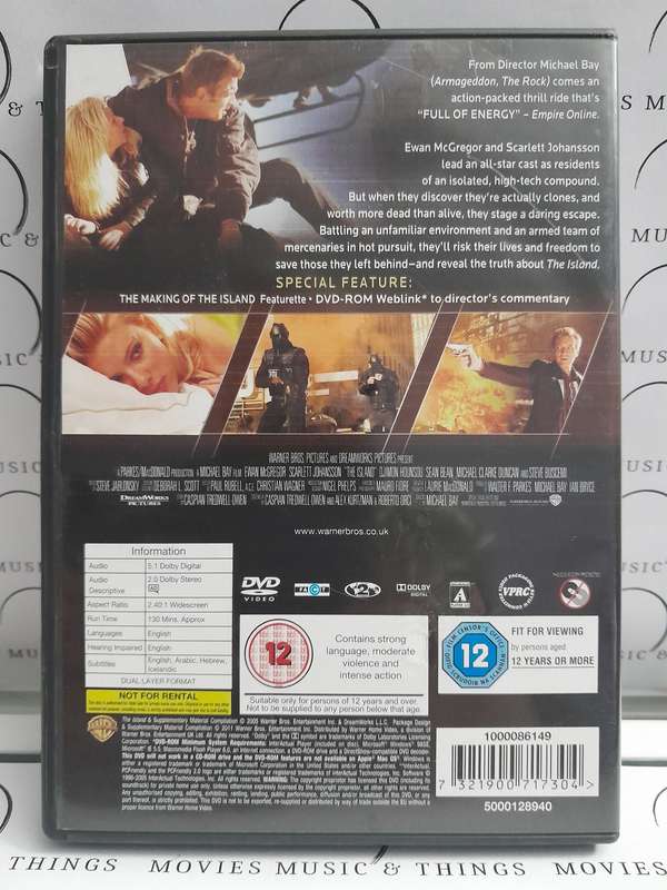 The Island - Ewan McGregor & Scarlett Johansson (DVD)