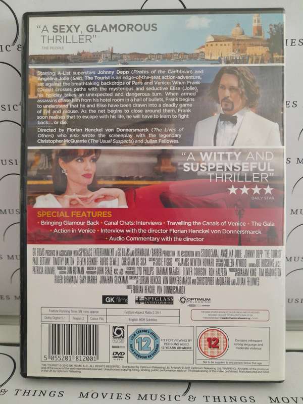 The Tourist - Johnny Depp (DVD)