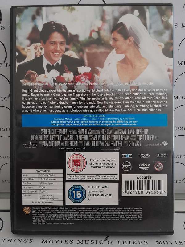 Mickey Blue Eyes - Hugh Grant (DVD)