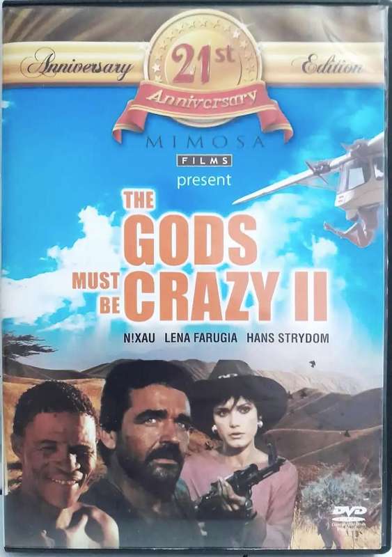 The Gods must be Crazy I & II -  Nixau, Marius Weyers,  Hans Strydom, by Jamie Uys (2xDVDs)