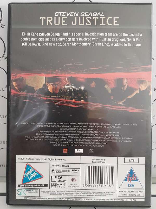 True Justice Payback - Steven Seagal (DVD)