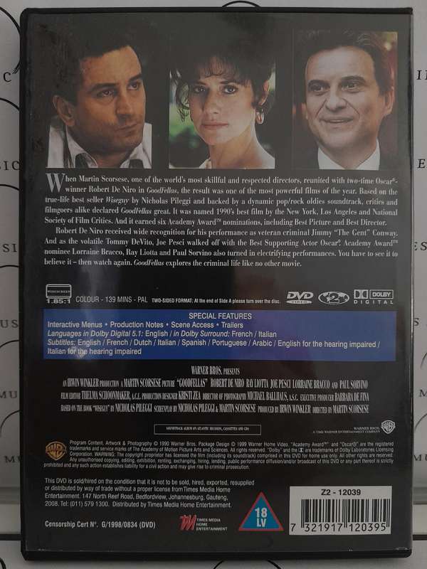 Goodfellas - Robert De Niro (DVD)