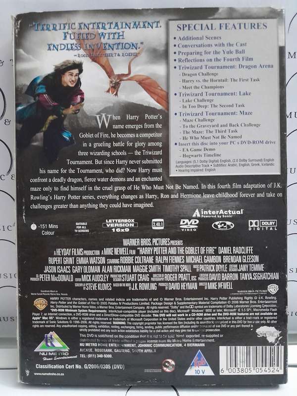 Harry Potter and the Goblet of Fire  (DVD)