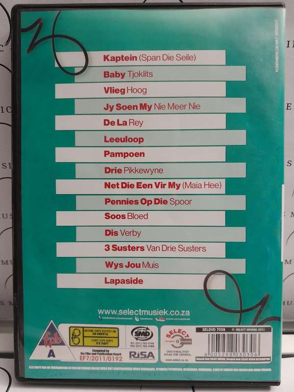 15 Grootste Afrikaanse Karaoke Treffers (DVD)