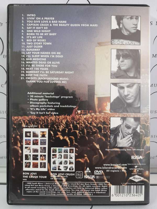 Bon Jovi - The Crush Tour (DVD)