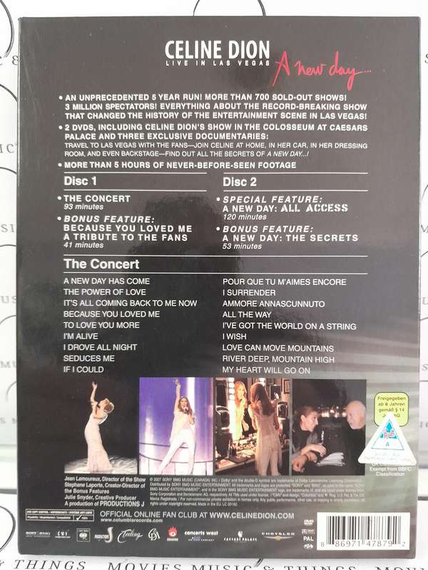 Celine Dion - Live in Las Vegas - A New Day (DVD)