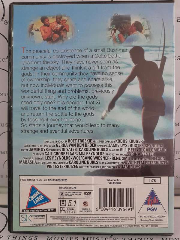 The Gods must be Crazy - 30th Anniversary Edition - Marius Weyers, a film by Jamie Uys (DVD)