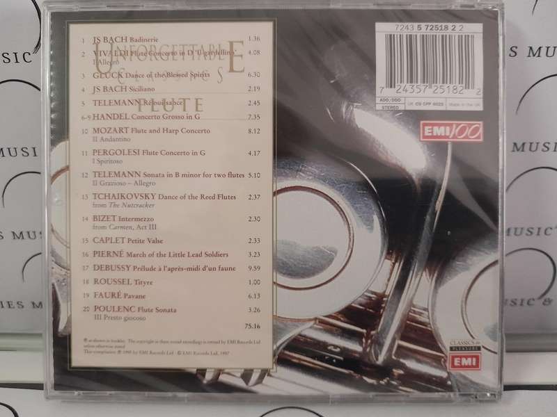 Unforgettable Classics - Flute - (CD)
