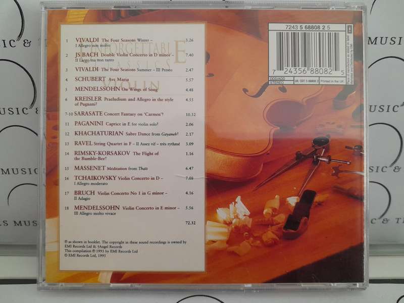 Unforgettable Classics - Violin - (CD)