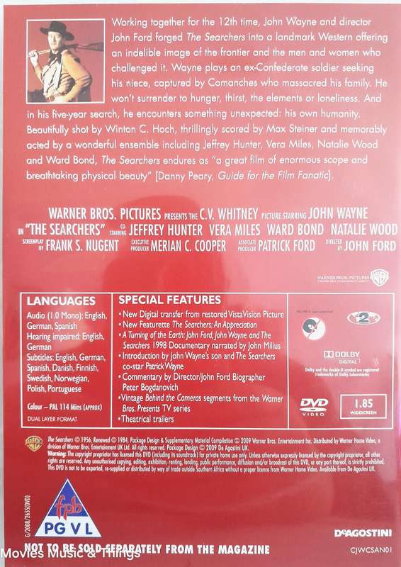 John Wayne - The Searchers  (DVD)