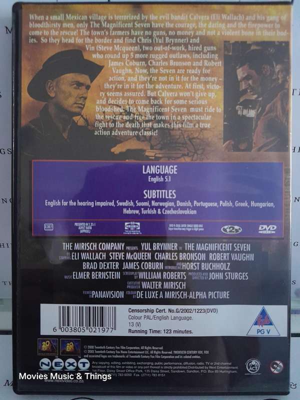 The Magnificent Seven - Yul Brynner (DVD) Special Edition