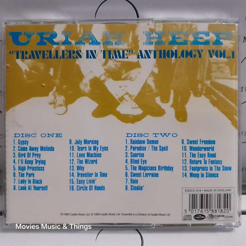 Uriah Heep - Travellers in Time : Anthology Vol. 1 (2xCD)