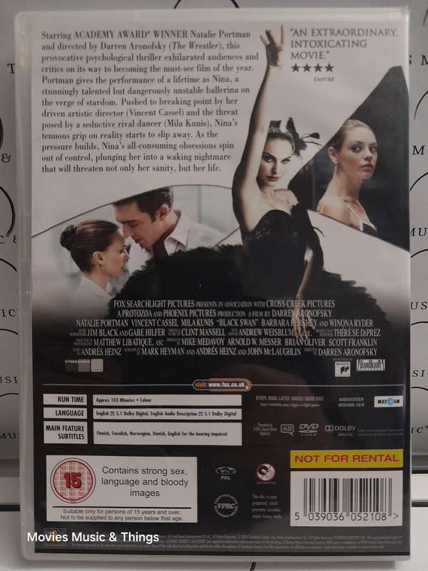 Black Swan - Natalie Portman (DVD)