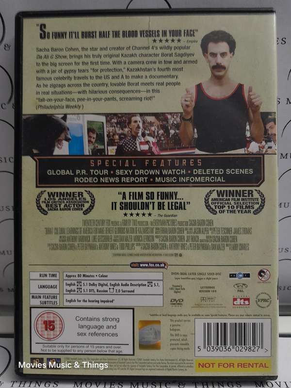 Borat - Sacha Baron Cohen (DVD)