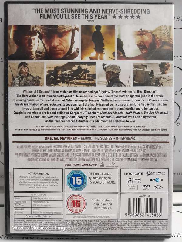The Hurt Locker - Jeremy Renner (DVD)