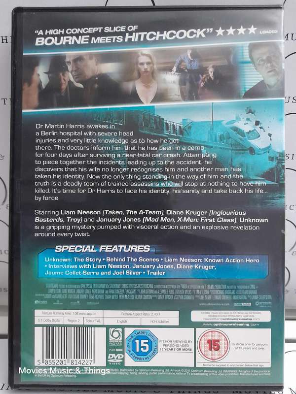 Unknown - Liam Neeson (DVD)