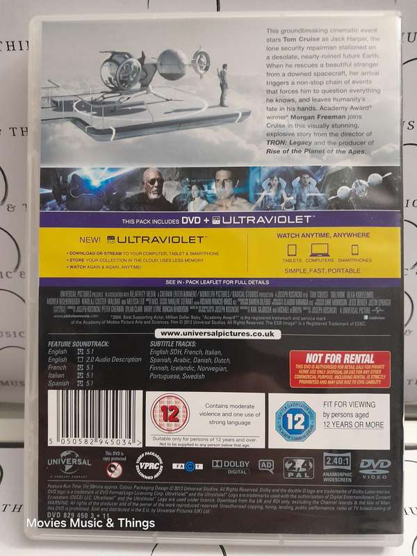 Oblivion - Tom Cruise & Morgan Freeman (DVD)