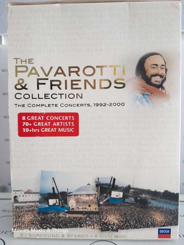 The Pavarotti & Friends Collection - 8 Great Concerts (4xDVD)