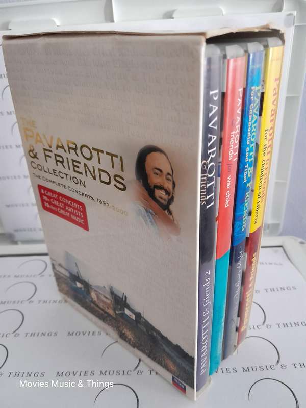 The Pavarotti & Friends Collection - 8 Great Concerts (4xDVD)