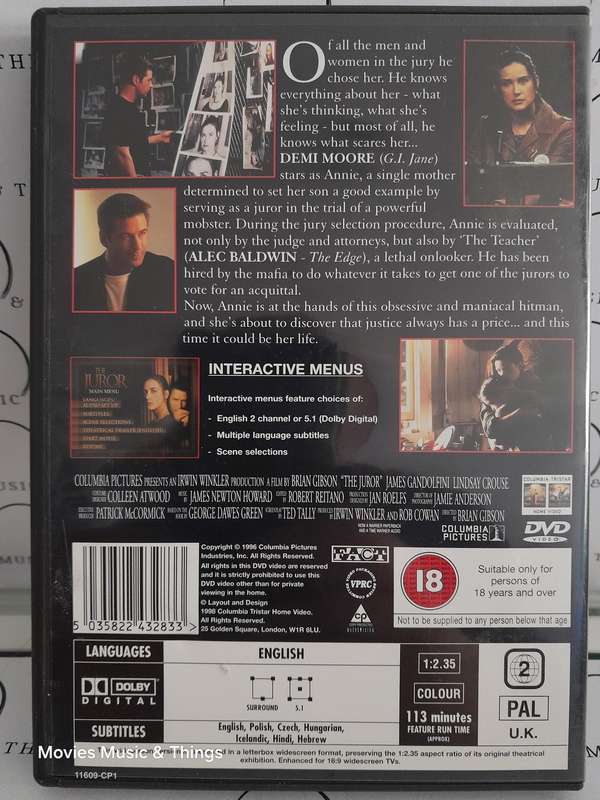 The Juror - Demi Moore (DVD)